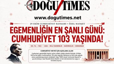 Bugün,  esarete boyun eğmeyen bir milletin, küllerinden yeniden doğarak kaderini