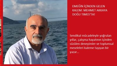 Sendikal mücadeleyle yoğrulan yıllar, çalışma hayatının içinden süzülen deneyimler ve