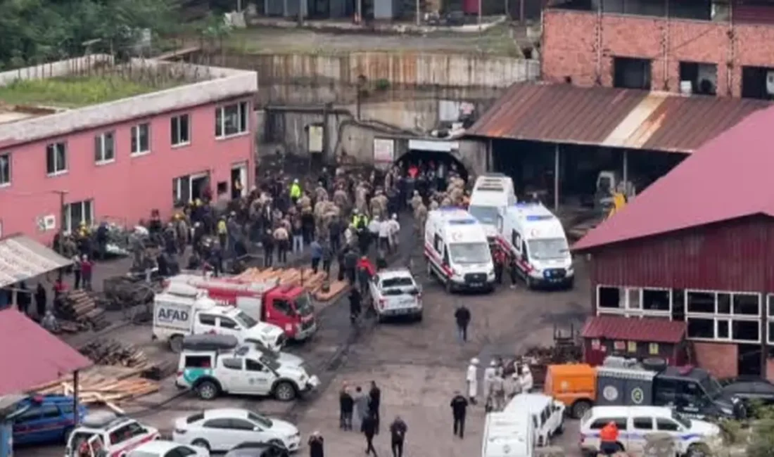 Zonguldak'ın Kilimli ilçesine bağlı Gelik beldesinde özel bir maden ocağında