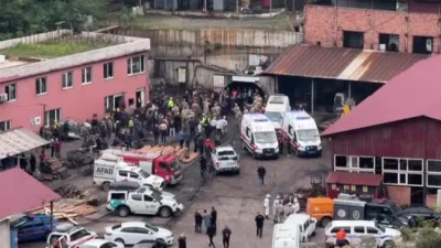 Zonguldak'ın Kilimli ilçesine bağlı Gelik beldesinde özel bir maden ocağında