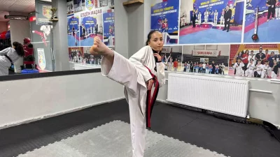Ağrılı 13 yaşındaki Elif Işık, Ankara'daki milli takım seçmelerinde birinci