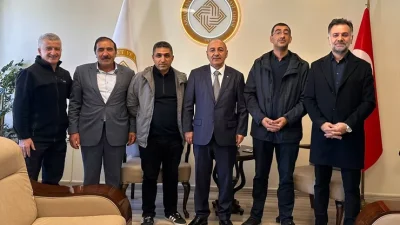 ATSO Başkanlığına kısa süre önce seçilen Sebahattin Gündoğdu, basın mensuplarıyla