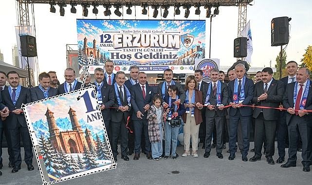 Ankara’da, 22-25 Ekim tarihleri arasında düzenlenen Erzurum Tanıtım Günleri’nin tanıtım