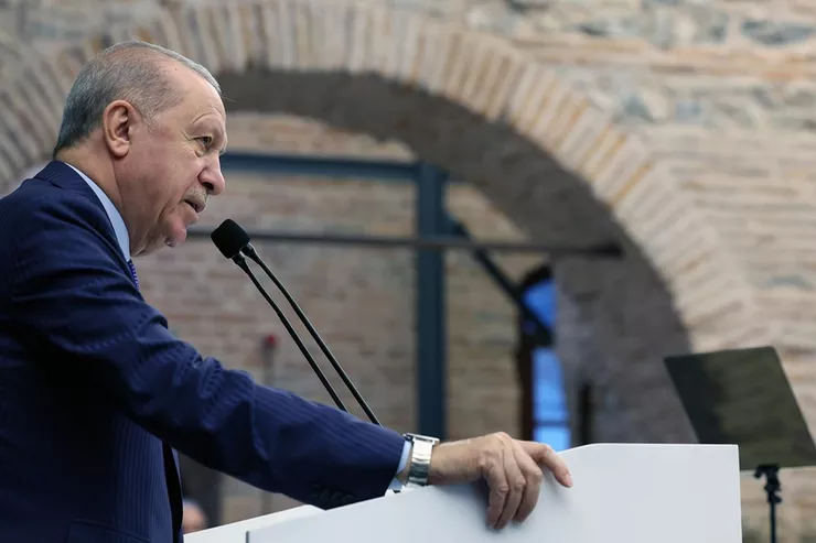 Topkapı Sarayı Darphane-i Amire Müzeleri Açılış Töreni'nde konuşan Cumhurbaşkanı Erdoğan,