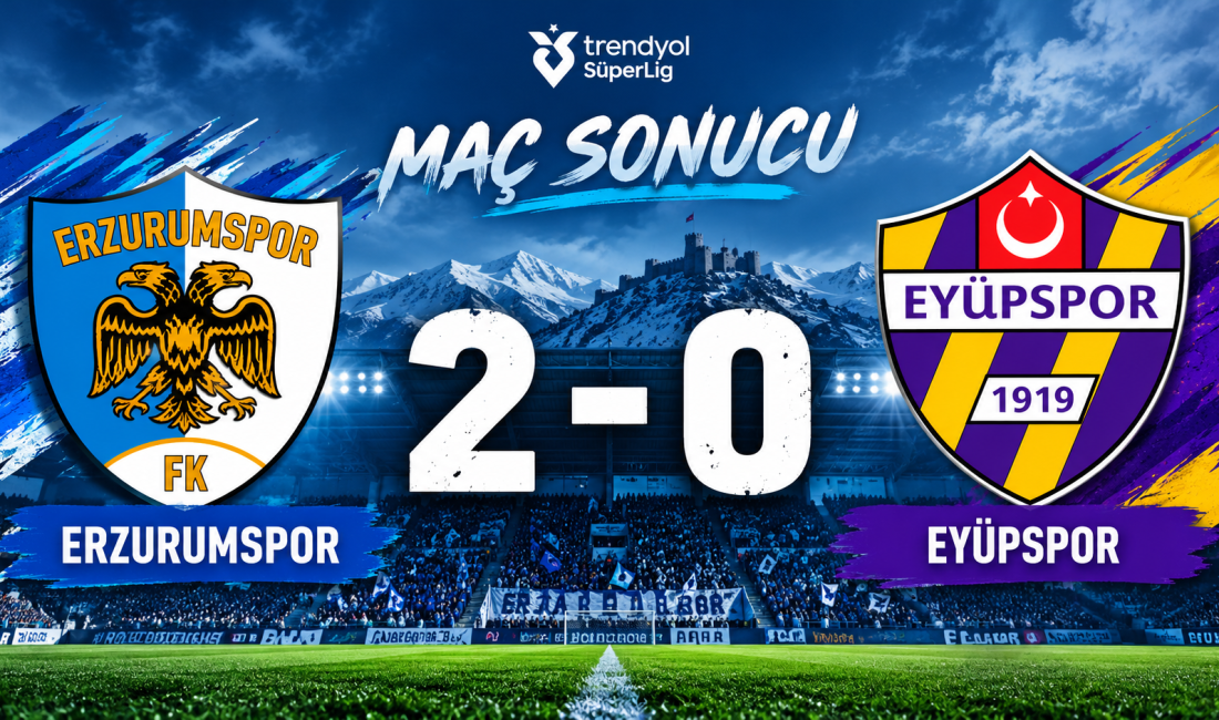 Erzurumspor’dan Dadaş yürüyüşü! Eyüpspor’u 2-0 mağlup etti Erzurumspor FK, sahasında