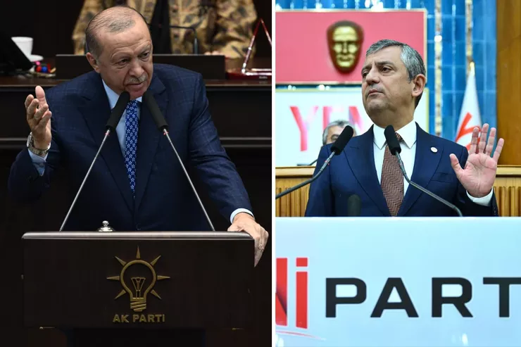Yeni Parti Genel Başkanı Özgür Özel, Cumhurbaşkanı Recep Tayyip Erdoğan’ın