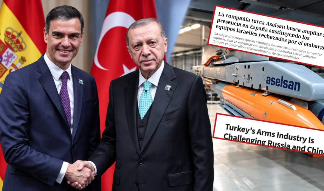 İsrail'e silah ambargosu uygulayan İspanya, oluşan açıkları Türk ürünleriyle karşılamayı